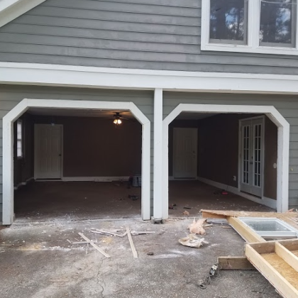 double-garage-door-installation-peachtree-city-ga