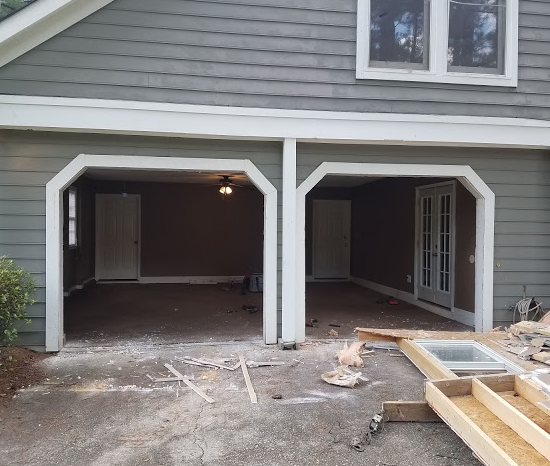 double-garage-door-installation-peachtree-city-ga